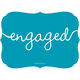 Turquoise Together Forever Engagement Invitations Image 2 of 5